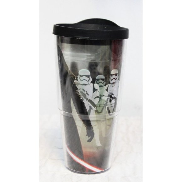Tervis Tumbler Star Wars Kylo Ren Stormtroopers Travel Lid Cup 24 oz Hot Cold - Picture 3 of 9